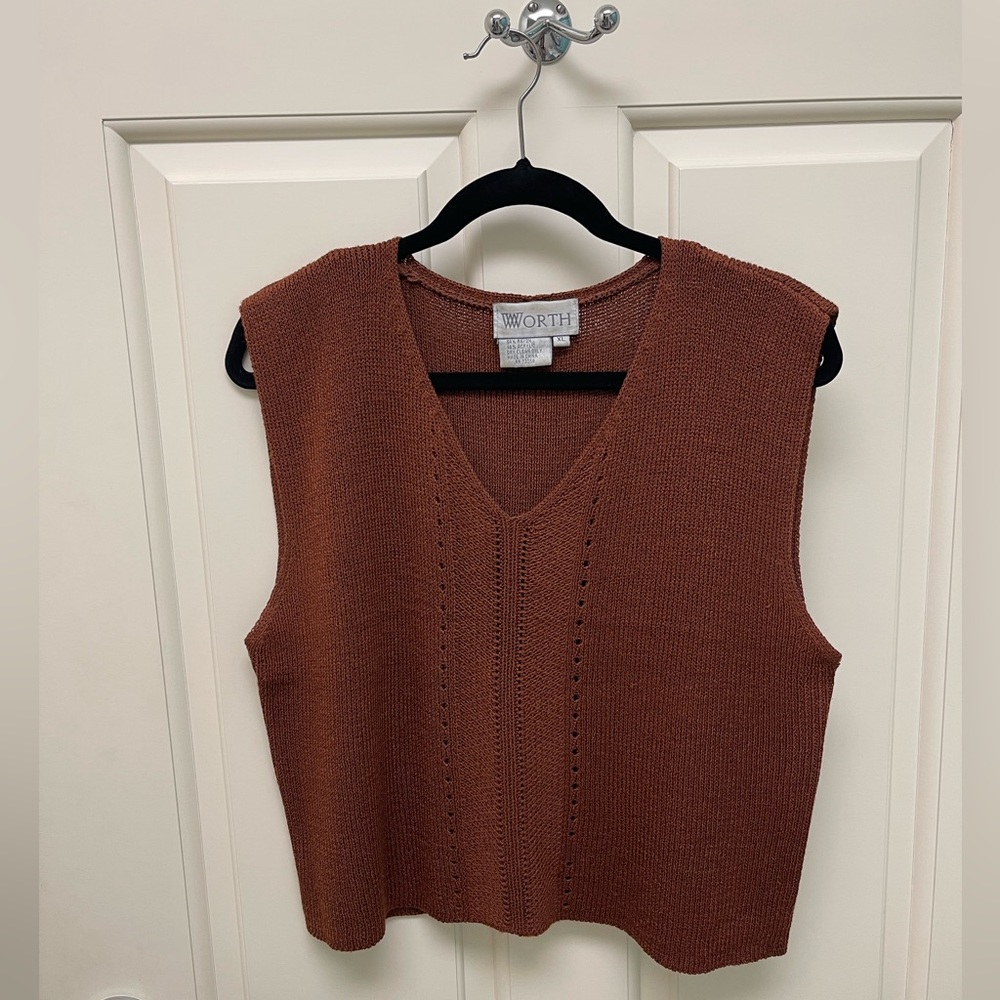 Worth Collection Knit Vest